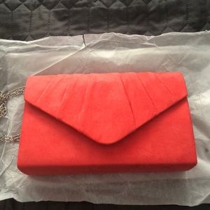 NEW RED CLUTCH PURSE